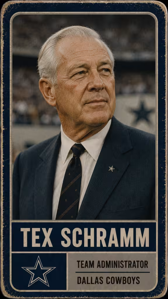Tex Schramm Team administrator Dallas Cowboys