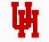 REd lettered with yellow trim, This is an edited, uncopyrighted logo for the University of Houston, specifically used for the University