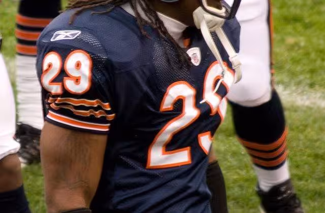 Full color image of number 29 Chicago Bears player Adrian Peterson