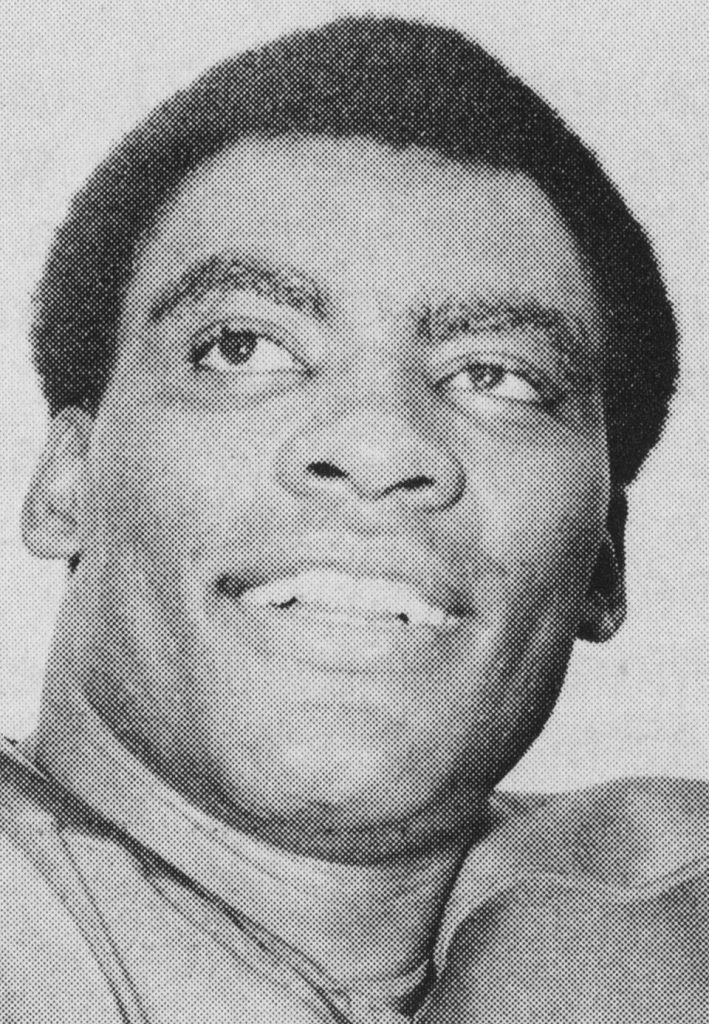 Black and white publiicity headshot of Humphrey-Claude-1972