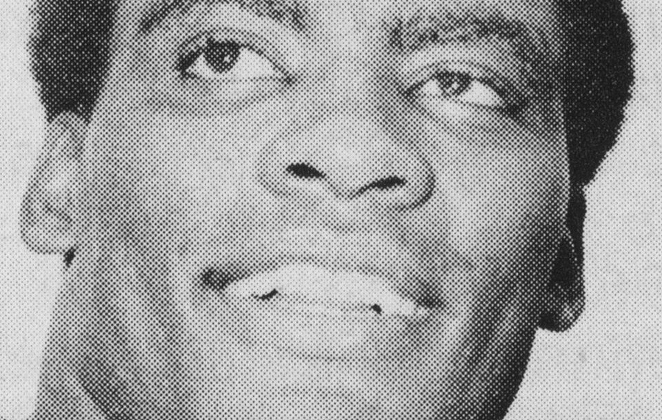 Black and white publiicity headshot of Humphrey-Claude-1972