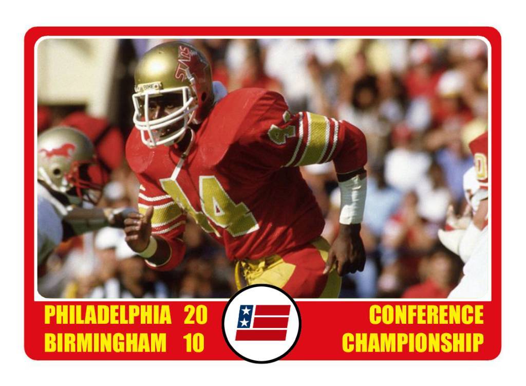 Color 1984 USFL card
