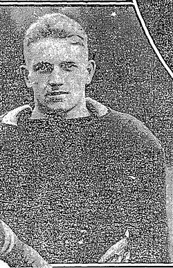 pixelated vintage newspaper cropped image of Eddie Tryon 1925