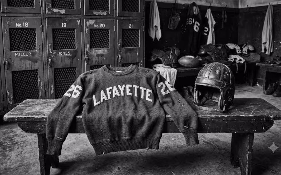 Gemini AI-created image of what the Lafayette player in 1920s player may have worn