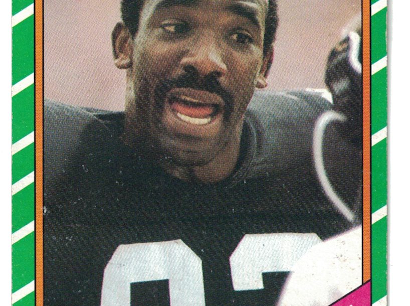 Full color John Stallworth Pittsburgh Steelers Topps football trading card.