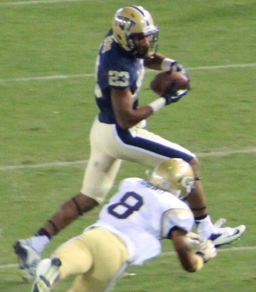 Color game time photo of Pitt Panther, Wide receiver Tyler Boyd, 2013