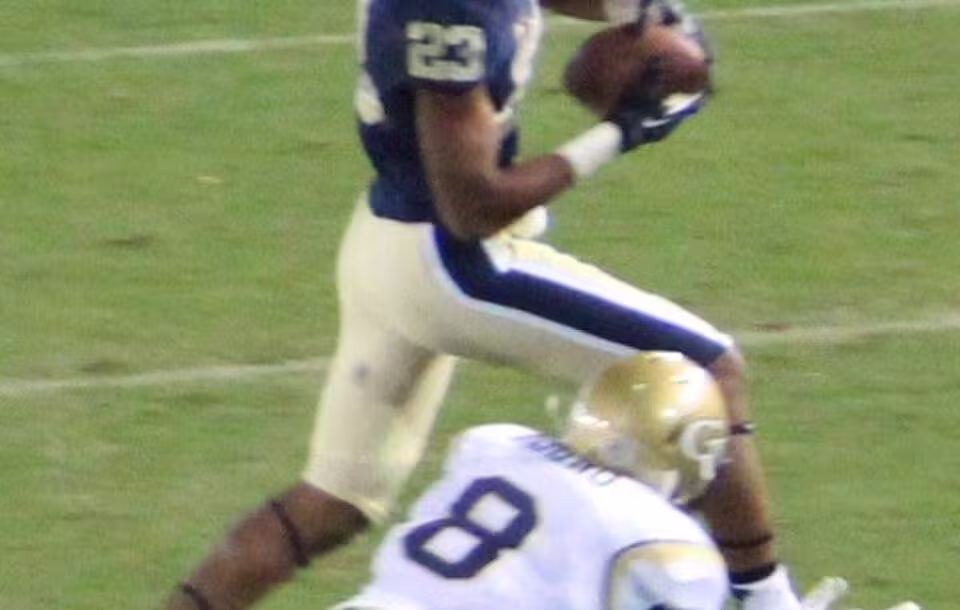 Color game time photo of Pitt Panther, Wide receiver Tyler Boyd, 2013