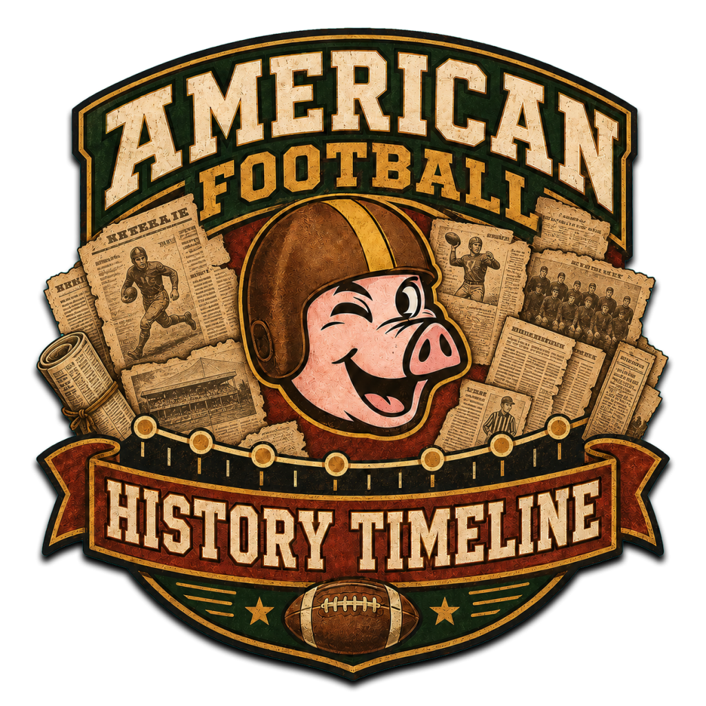 American Football History Timeline