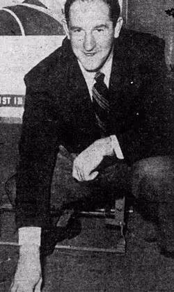 Black and white newspaper photo op of Rosenberg, circa 1942.
