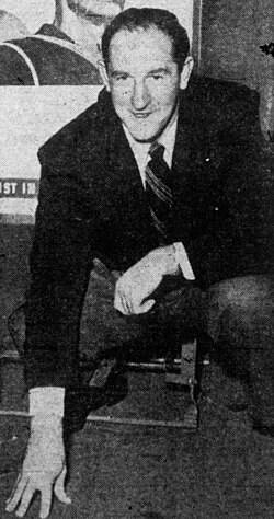 Black and white newspaper photo op of Rosenberg, circa 1942.