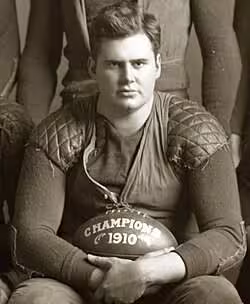 Benbrook in 1910 (from Michigan football team photograph)