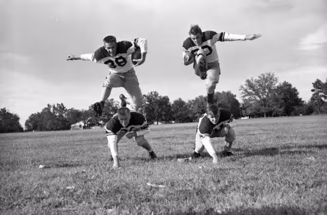 Florida High football players in Tallahassee, Florida Date: 1953