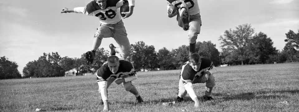 Florida High football players in Tallahassee, Florida Date: 1953