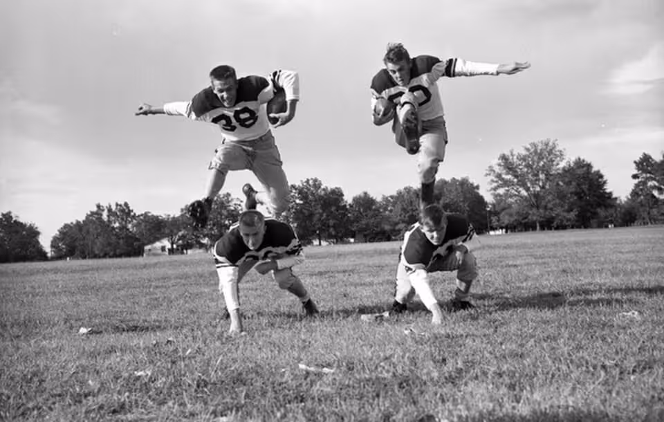 Florida High football players in Tallahassee, Florida Date: 1953
