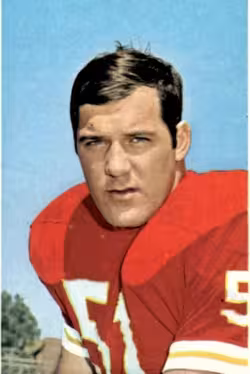 Full color Lynch in 1971 Jim Lynch of Kansas City Chiefs in 1971.