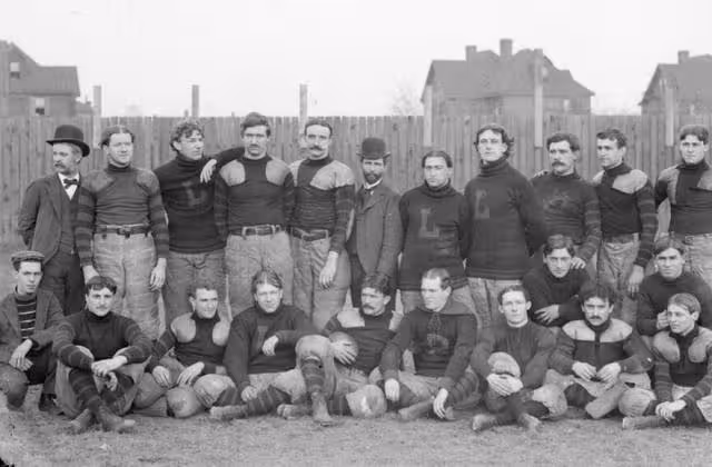 Latrobe Athletic Club 1898 team photo.