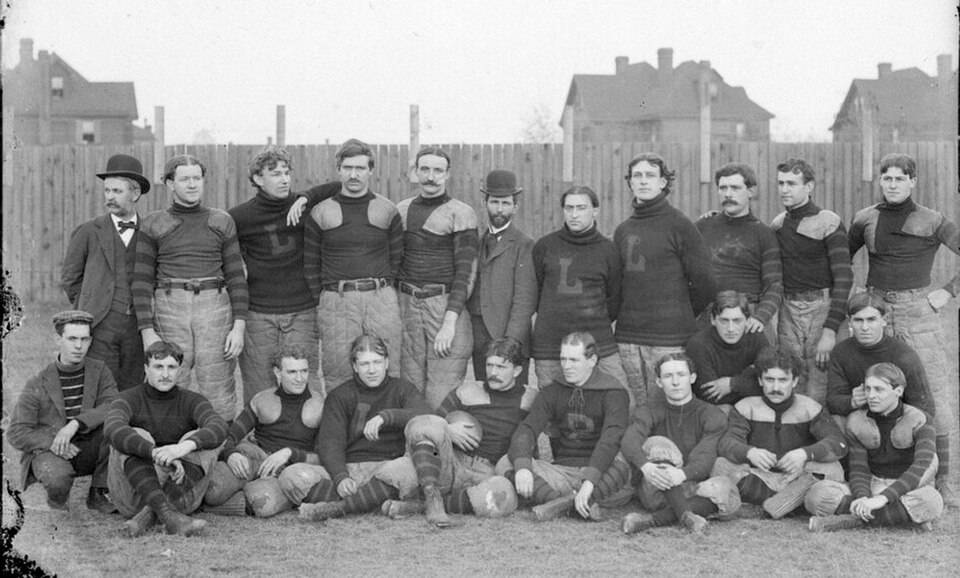 Latrobe Athletic Club 1898 team photo.