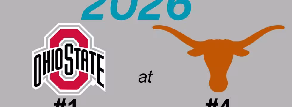 Banner images of Texas and Ohio State Logos. 2026