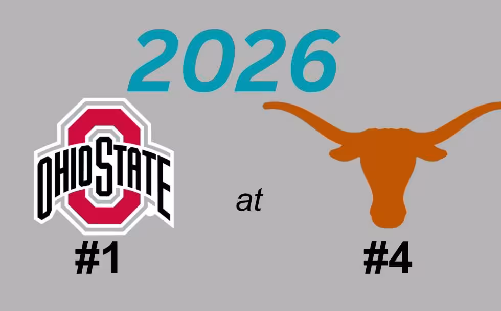 Banner images of Texas and Ohio State Logos. 2026