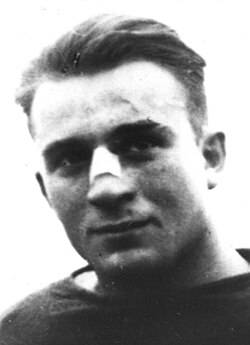 Vintage b/w Photograph of Bart Macomber