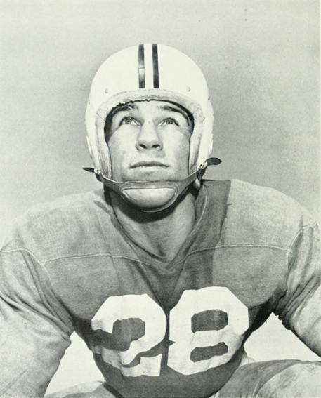 Ward in 1951 University of Maryland - 1951 Terrapin University of Maryland year book, page 272 Staged photograph of Bob Ward in football equipment during his playing career at the University of Maryland