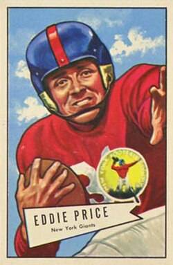 By Bowman - http://www.vintagecardprices.com/card-profile/154857/1952-Bowman-Large-Eddie-Price-123-Football-Card-Value-Prices.htm, Public Domain, https://commons.wikimedia.org/w/index.php?curid=35486182