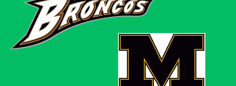 Logos of western michigan and Mich