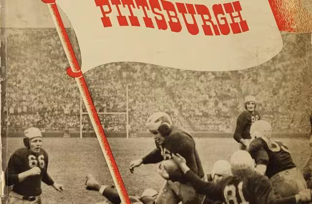 October 11, 1941 University of Michigan versus the University of Pittsburgh football game program It was published by the Board in Control of Physical Education at the University of Michigan.